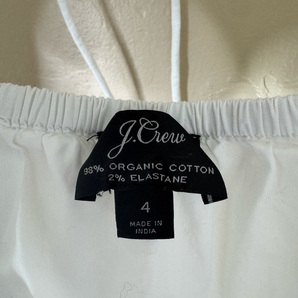 J. Crew Tie-back top in stretch cotton poplin blend - Picture 6 of 10